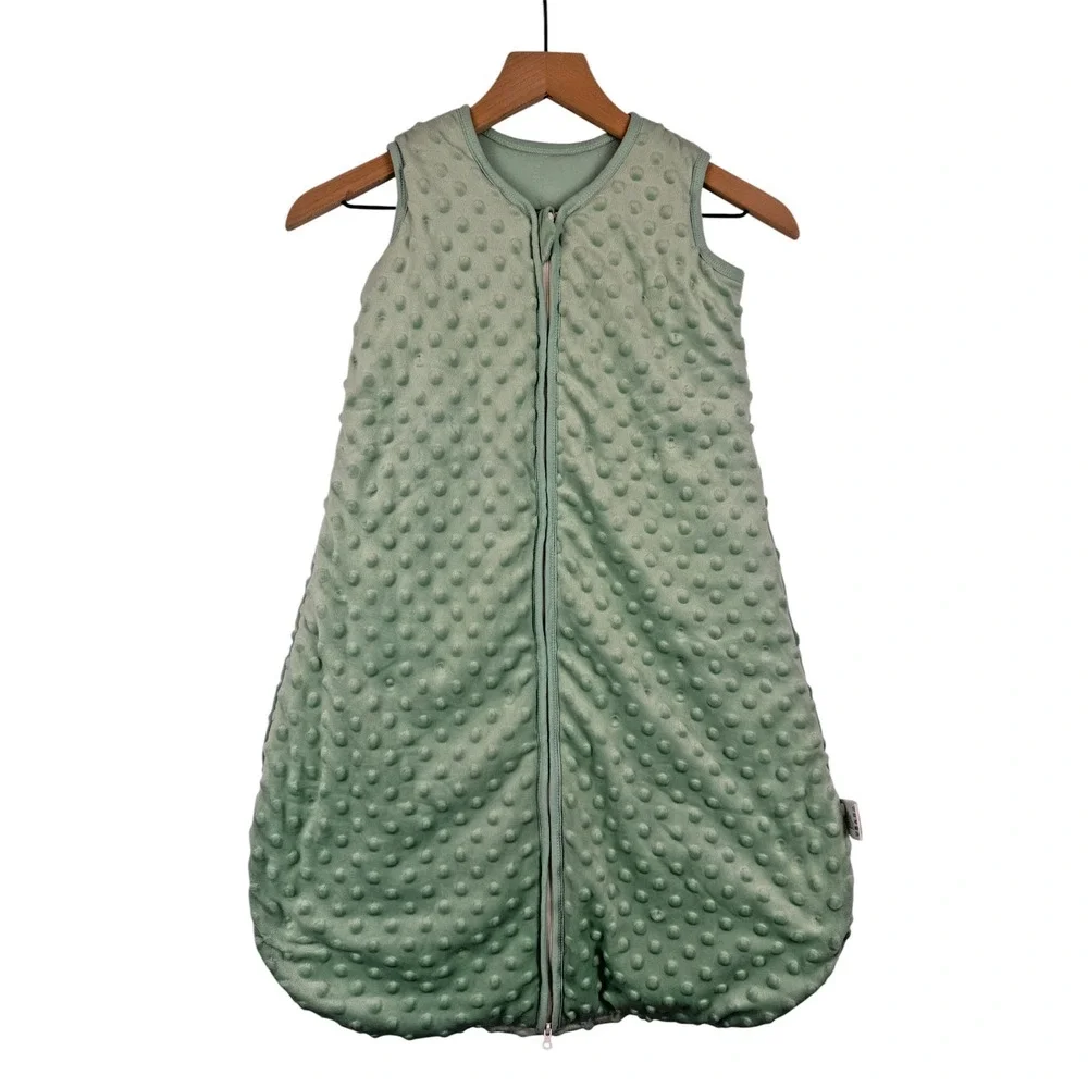 FILLEEP Baby Sleep Bag Sack Infant‎ Green Size L 12-18mo 2-Way Zipper Warm Cozy